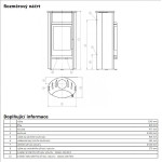 Krbová kamna ABX Pori 7 mastek